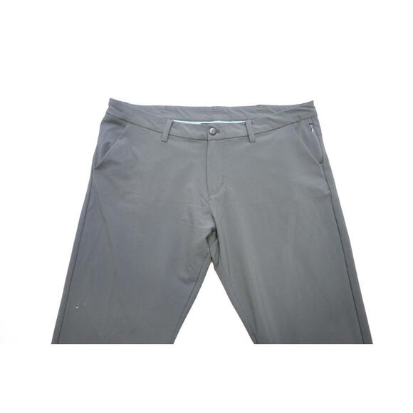 Saks Fifth Ave Golf Pants Performance Black Flat Athletic Mens Size 40 x 32 - Picture 5 of 8